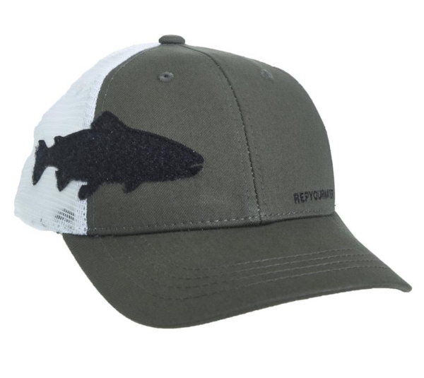 Rep Your Water Hat Trout Fly Patch